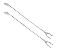 Homoyoyo 2pcs Foldable Reacher Grabber Tool Lightweight Stick Grabber Reacher for Seniors Litter Picker for Trash Rubbish Pickups