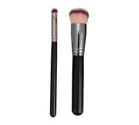 Homoyoyo 2pcs Foundation Face Brush for Makeup Supply Soft Bristles for Application Self Tanner Blending Tool for Even Sunless Tanning Face Cosmetic Accessory for Women