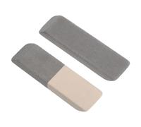 Homoyoyo 2pcs Frosted Sand Eraser Matte Ink Pen Erasers for Fountain Ballpoint and Gel Pens Durable Correction Tools for School Office Use Ergonomic Design for Precise Erasing