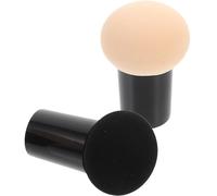 Homoyoyo 2pcs Girl Makeup Tool Cosmetics Puff Dual-use Wet and Dry Sponge Makeup Accessory Soft Powder Foundation Pads