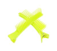Homoyoyo 2pcs Grip Clips for Hair Sectioning, Grip Clips for Hair Sectioning,Professional Alligator, Stylist Nonslip for Salon Dying DIY (Large Size