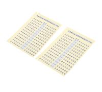 Homoyoyo 2pcs Guitar Fretboard Note Map Stickers Practical Scale Decals for Beginner Learning Music Theory Black White Drop-shaped Guitar Fingerboard Accessories Practice