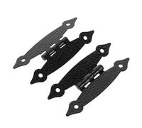 Homoyoyo 2pcs H Shape Hinges Small Metal Door Hinges for Cabinets Barn Gate Applications Durable Reliable Hardware for Interior Exterior Use
