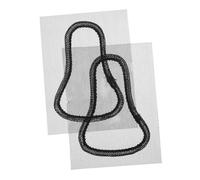 Homoyoyo 2pcs Hair Mesh Wig Hair Extension Net t Shape for Women Styling Ponytail Extensions Fixing Block Net Crochet