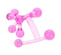Homoyoyo 2pcs Handheld Deep Tissue Massage Tools - Trigger Point Massager with Four Knobs for Full Body Relief - Ergonomic Design in Pink for Gentle Muscle Relaxation