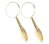 Homoyoyo 2pcs Handheld Magnifying Glass for Nature Observation Magnifier with Handle for Insect Study Map Reading Science Learning and Outdoor Exploration