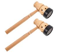 Homoyoyo 2pcs Handheld Wooden Moxa Box Set with Gourd Shape Holder for Moxibustion Therapy, Portable Moxibustion Burner Stand Suitable for Full Body Acupoint Massage and Home Relaxation