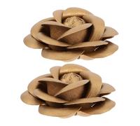 Homoyoyo 2pcs Handmade Flower Shoe Clips for Women Elegant Shoe Charms for Weddings High Heels and Special Occasions Removable Decorative Accents to Enhance Personal Style