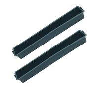 Homoyoyo 2pcs Hanging Plastic Chicken Feeder Trough with 3 Compartments, Anti-spill Thickened Poultry Feeding Basin for Ducks, Pigeons, Suitable for Cage Use