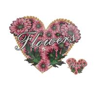 Homoyoyo 2pcs Heart Butterfly Iron Stickers DIY Heat Transfer Patches for Clothes Bags Hats Shoes Colorful Washable Appliques for Customizing and Repairing