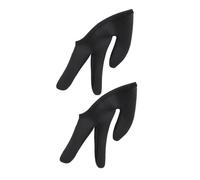 Homoyoyo 2pcs Heat Resistant Gloves for Hair Styling Thermal Insulation for Curling Wand Straightener Durable Comfortable Multiuse Design Finger Protection for Hair Coloring and Styling