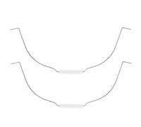 Homoyoyo 2Pcs Heavy Duty Galvanized Bucket Handles Replacement Grip Handles for Pails with Reinforced Metal Construction Accessories