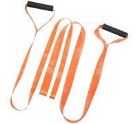 Homoyoyo 2pcs Heavy Duty Nylon Deer Dragging Rope Hunting Straps with Orange Herringbone Webbing 25mm 38mm Width 150cm Length Outdoor Sturdy Game Carrying Gear