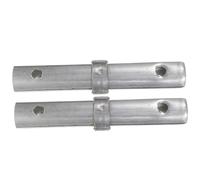 Homoyoyo 2pcs Heavy Duty Steel Scaffold Locking Pins Coupler Rods for Mobile Scaffolding Fit Stable Joints Compatible with Various Construction Scaffolds