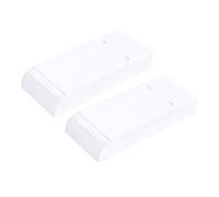 Homoyoyo 2Pcs Hidden Pencil Holder Under Table Drawer Storage Box Self Adhesive Desk Bottom Organizer for Office Classroom Kitchen Durable Abs Material Stationery Sundries Holder