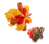 Homoyoyo 2Pcs Inflatable Campfire Decoration Realistic Artificial Flame Props for Indoor Outdoor Use for Family Gatherings Camping Atmosphere Party Photo Scenes