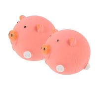 Homoyoyo 2pcs Interactive Squeaky Dog Toys Durable Latex Cartoon Animal Chew Toys for Puppies to Keep Pets Engaged and Active for Independent Play and Reducing Furniture Damage