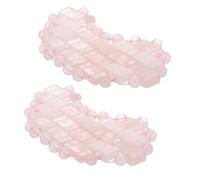 Homoyoyo 2pcs Jade Eye Mask Cooling Sleep Face Mask for Women Natural Comfortable Eye Blindfold for Spa Relaxation