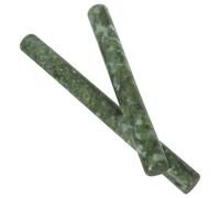 Homoyoyo 2pcs Jade Rolling Pin Set 26cm 21cm Non-Stick Natural Marble Dough Roller for Baking Dumpling Wrappers, Pizza, Pasta Kitchen Rolling Pins