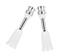 Homoyoyo 2pcs Light Socket Extender Adjustable Light Bulb Extension Adapter Vertical Horizontal Rotatable Supports Up to Compatible with Various Electrical Standards