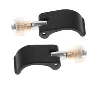 Homoyoyo 2pcs Lightweight Trekking Pole External Lock Fastener Handle Nut, Universal Walking Stick Accessory for Hiking and Outdoor Mountaineering Equipment