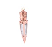 Homoyoyo 2pcs Lip Gloss Bottles Upgrade Empty Makeup Tubes in Golden and Rose Gold Portable Lip Gloss Dispenser Liquid Tint Travel-friendly Organizer