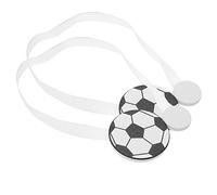 Homoyoyo 2pcs Magnetic Curtain Tie Backs Football Decorative Rope Holdbacks No Drill Curtain Fixing Buckles Suitable for Boys Girls Bedroom Living Room Window Drapery