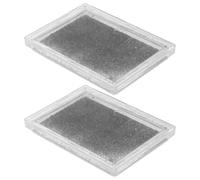 Homoyoyo 2pcs Magnetic Iron Filings Box for Science Experiments, Iron Powder Shavings for Magnet Education and Magnetic Field Demonstrations, Physics Magnetism Teaching Aid