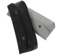 Homoyoyo 2pcs Makeup Brush Storage Box Pencil Bag for Travel Cosmetic Tools Organize Your Makeup Brushes in This Functional Pouch for Go Use