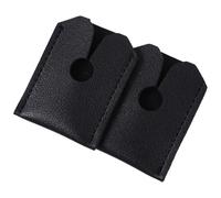 Homoyoyo 2pcs Manual Head Protective Leather Covers Soft Simulated Leather Sleeve for Portable Storage and Damage Prevention Compatible with Various Manual Heads