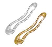 Homoyoyo 2pcs Metal Hairpin Banana Clips for Ponytail Holder Clip Hair for Women Unique Design for Daily Use
