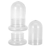 Homoyoyo 2Pcs Micro Landscape Ecological Glass Bottles with 8Mm Hole, Miniature Moss Terrarium Jars for DIY Plant Decoration, Suitable for Indoor Gardening and Small Ecosystem Display