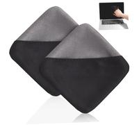 Homoyoyo 2Pcs Microfiber Screen Cleaner Cloths Reusable Scratch Non Abrasive Cleaning Pads for Glasses Car Interiors and Electronics Durable with Reinforced Stitching