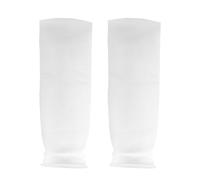 Homoyoyo 2pcs Micron Aquarium Filter Socks White Pp Mesh Bag Mechanical Filtration for Fish Tank Sump and DIY Aquarium Systems Water Filter Accessories