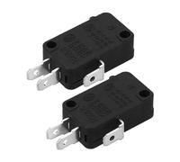 Homoyoyo 2pcs Microwave Oven Door Switch Replacement, Universal Home Appliance Micro Switch with Precision Design and Sturdy Plastic and Metal Material for Effortless Operation