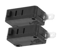 Homoyoyo 2pcs Microwave Oven Microswitch Normally Open Door Repairing Accessory Compatible with Microwave Rice Cooker Fridge and Parts