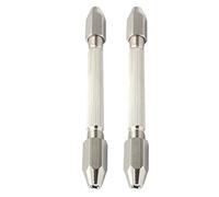 Homoyoyo 2pcs Mini Hand Drill Double Head Pin Vise for Watch Repair Versatile Drill Holder for Precision Work for Engraving
