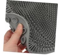 Homoyoyo 2Pcs Multifunctional Shower Body Scrubber with Anti-Slip Bath Mat Back and Foot Massager for Men Soothing Muscle Relief and Non-Slip Safety Mat for Relaxing Bath Experience