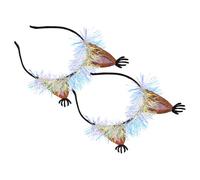 Homoyoyo 2pcs Orange Squirrel Hair Hoop Girls Headdress Cute Animal Ear Headband Party Hair Decor for Boys and Girls