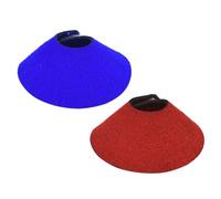 Homoyoyo 2Pcs Parrot Protective Collar Cone for Birds Anti-scratch with Breathable Material Red Blue Comfortable Neck Protection