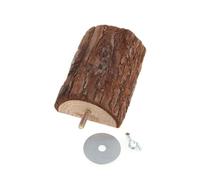 Homoyoyo 2pcs Pet Cage Platform Pet Cage Springboard Wooden Decoration Relaxation Platform round Beige Small Springboard for DIY Trees Hamster Rat