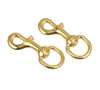 Homoyoyo 2pcs Pet Collar Hooks Harness Accessories with Easy Attachment Non-corrosive Zinc Alloy 3.15x1.18x0.08 Inch for Walking The Dog Suitable for Dogs and Pet Owners