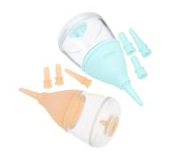 Homoyoyo 2pcs Pet Feeding Bottle for Kittens and Puppies Silicone Nursing Bottle Kit for Small Animal Care for Puppy and Kitten Milk Feeding at Home