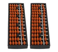 Homoyoyo 2pcs Plastic 13-column Abacus Contrasting Beads for Early Learners, Supporting Mental Calculation Skills and Beginner Friendly Counting, after School Clubs and Family Tutoring