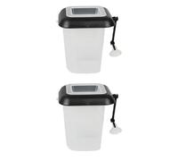 Homoyoyo 2pcs Plastic Blood Worm Feeder Fish Feeding Tool Feeding Container Makes Easier 3.54x3.54x3.14inch Suitable for Freshwater Aquariums Blood Worm Brine Shrimp