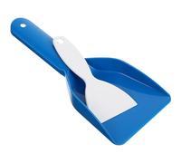 Homoyoyo 2pcs Plastic Ice Scraper Set for Fridge and Freezer, Large and Medium Deicing Shovels, Handheld Snow Remover Tools for Ice and Frost Removal