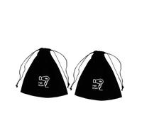Homoyoyo 2pcs Portable Hair Dryer Bag Lint Drawstring Storage Organizer Pouch for Travel Bathroom Hotel Use Suitable for Hairdryer and Attachments