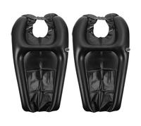 Homoyoyo 2pcs Portable Inflatable Hair Wash Basin with Neck Support, Quick Inflation and Deflation PVC Shampoo Bowl Cushion for Home Use and Hospitals, Suitable for People of Ages