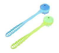 Homoyoyo 2pcs Portable Massage Stick Back Massager Manual Percussion Hammer for Pain Relief Handheld Body Massage Hammer Knock Scratcher Function for Thigh and Head Random Color