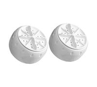 Homoyoyo 2pcs Portable Mini Automatic Washing Machine for Sink with Suction Cup USB Fast Efficient Laundry for Rv Car Travel College Apartment Gentle Care for Underwear Deep Cleaning